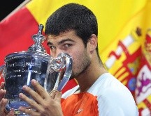 El logro de Carlos Alcaraz es histórico. AFP / J. Finney
