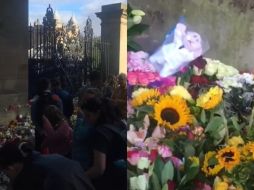 Dejan peluche del Dr. Simi como ofrenda a la reina Isabel ll TIKTOK/@takim3shi