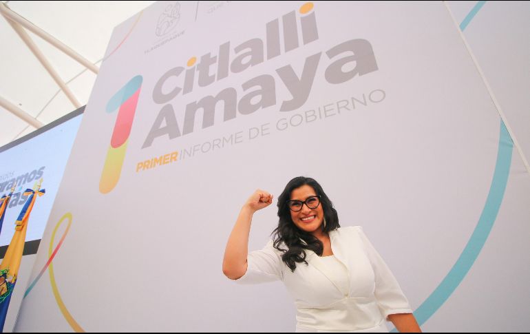 Citlalli Amaya (c) resaltó una inversión de 90 millones de pesos en nueve programas sociales. EL INFORMADOR/C. Zepeda