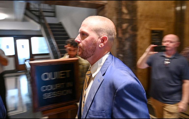 Britt Reid presentó su declaratoria en la Corte de Circuito del Condado de Jackson en Kansas City. AP/C. Ochsner