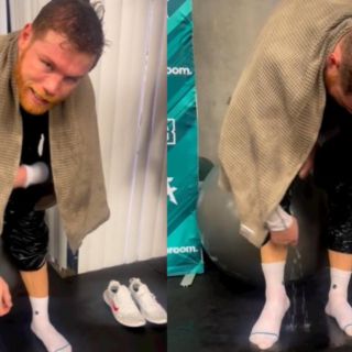¡Qué locura! Así se prepara el "Canelo" para el pesaje ante Golovkin (VIDEO)