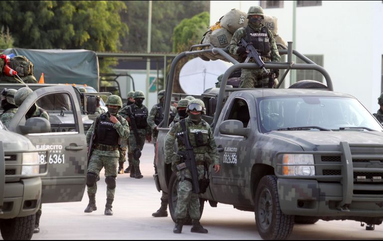 El gobernador dijo que el reforzamiento de seguridad en Jalisco será principalmente con elementos del Ejército. EL INFORMADOR/ ARCHIVO