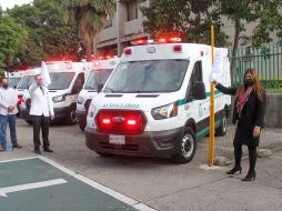Las ambulancias serán distribuidas en distintos municipios de la Entidad. ESPECIAL/IMSS Jalisco