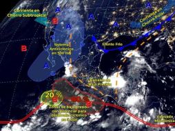 Vaguada monzónica y canal de baja presión favorecerán lluvias y tormentas hasta mitad de semana, con acumulados mayores en zonas montañosas, Istmo, Costa y Sierra Sur y Cuenca del Papaloapan. Imagen: Protección Civil de Oaxaca