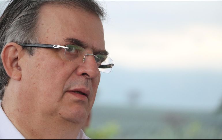 Marcelo Ebrard compartió su apoyo a la decisión de pasar a la GN a la tutela de la Sedena. EL INFORMADOR/A. Navarro