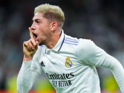 Federico Valverde encaminó el triunfo del Real Madrid con un golazo de zurda. AP/M. FERNANDEZ