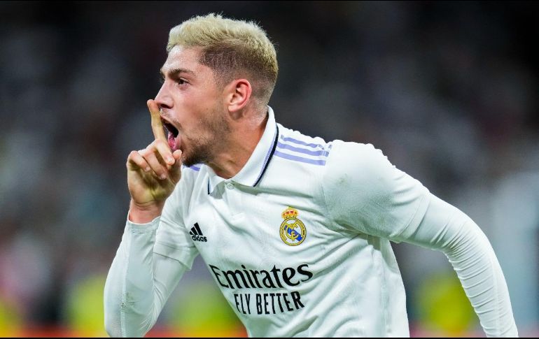 Federico Valverde encaminó el triunfo del Real Madrid con un golazo de zurda. AP/M. FERNANDEZ