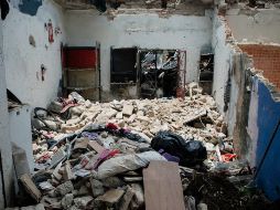 El deslizamiento de material cayó sobre dos viviendas. EL INFORMADOR/ARCHIVO