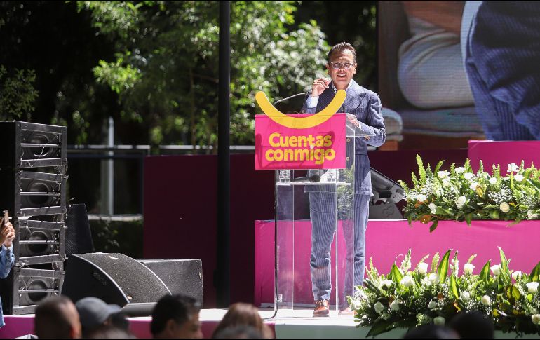 El alcalde de Guadalajara, Pablo Lemus, realizó hoy su primer informe de Gobierno. EL INFORMADOR/ C. ZEPEDA