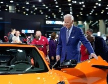 La visita de Biden dio un mayor perfil a la nueva y más pequeña versión del salón del automóvil de Detroit. AP/E. Vucci