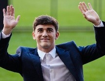 Gavi firmó un contrato que lo blindará con el Barcelona. EFE/E. Fontcuberta