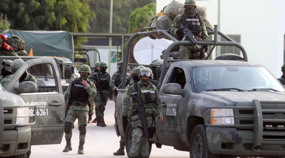 La Cámara de Diputados aprobó que el Ejército haga tareas de seguridad pública hasta 2029. EL INFORMADOR/ ARCHIVO
