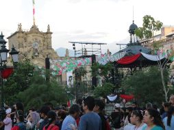 Se espera que arriben 80 mil personas al Centro de Guadalajara para celebrar el Grito de Independencia. ESPECIAL