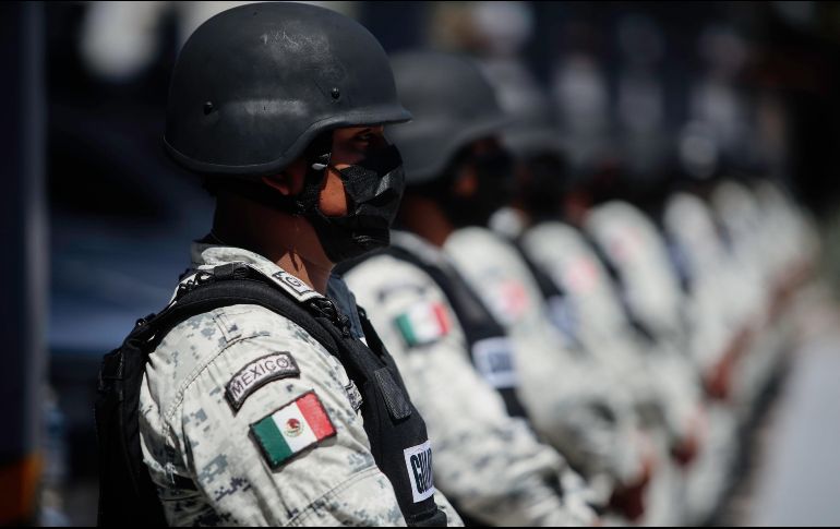 Los elementos de la Guardia Nacional utilizaron el Metro para llegar al Zócalo de la Ciudad de México. EL INFORMADOR / ARCHIVO