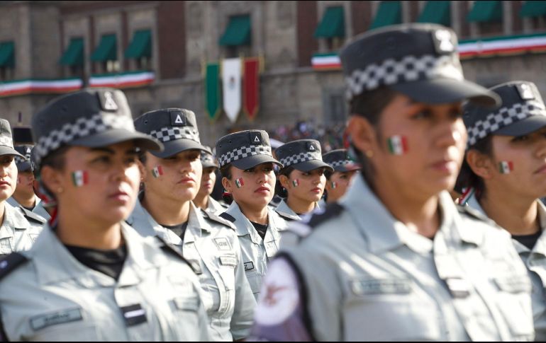 Las declaraciones de Rosa Icela Rodríguez se realizan en su participación en el desfile cívico militar por el 212 aniversario de la Independencia de México. SUN / G. Espinosa