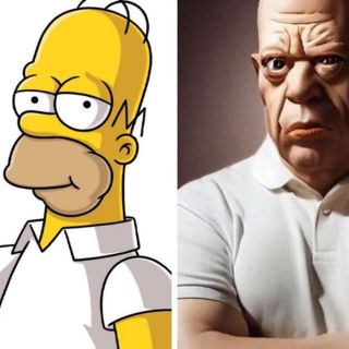 Los Simpson: Así serían en la "vida real" según inteligencia artificial