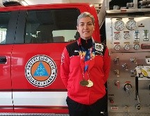 El equipo de Bomberos Guadalajara regresó con 14 medallas para el Municipio. EL INFORMADOR / Y. Mora