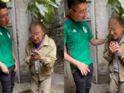 El usuario @PESHICOLO compartió en Twitter el conmovedor momento. ESPECIAL