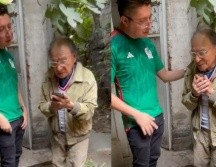 El usuario @PESHICOLO compartió en Twitter el conmovedor momento. ESPECIAL