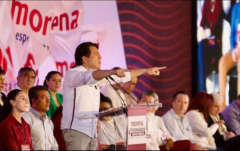 Mario Delgado habla durante su participación este sábado. SUN/G. Espinosa