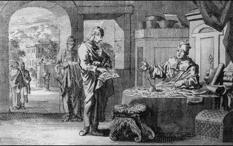 «No pueden ustedes servir a Dios y al dinero». WIKIPEDIA/«Parábola del mayordomo injusto, de Phillip Medhurst