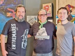 Emprendedores y talento. Sebastián Reyes, Rity Escamilla y Jaime Reyes. EL INFORMADOR/N. Gutiérrez