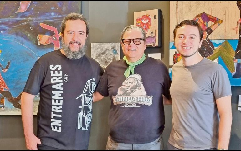 Emprendedores y talento. Sebastián Reyes, Rity Escamilla y Jaime Reyes. EL INFORMADOR/N. Gutiérrez