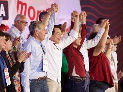 Asistieron al Congreso Nacional de Morena tres de los cuatro aspirantes a la candidatura presidencial. SUN/G. Espinosa