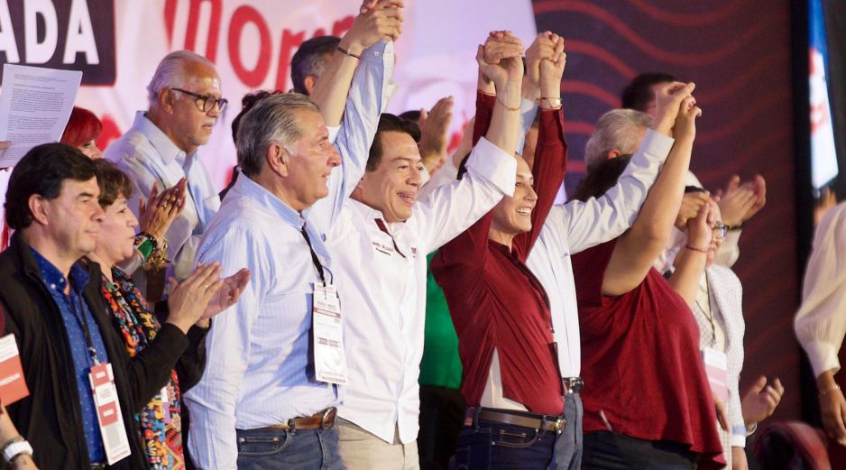 Asistieron al Congreso Nacional de Morena tres de los cuatro aspirantes a la candidatura presidencial. SUN/G. Espinosa
