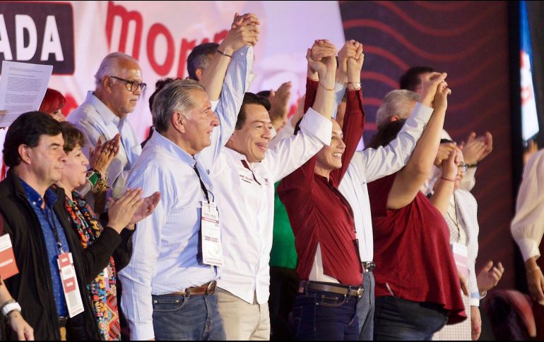 Asistieron al Congreso Nacional de Morena tres de los cuatro aspirantes a la candidatura presidencial. SUN/G. Espinosa
