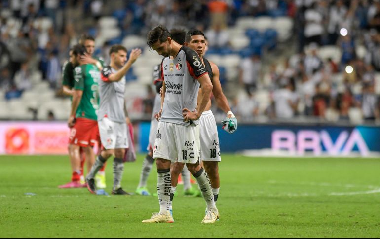 Atlas perdió ante los Rayados de Monterrey 2-0 en el estadio BBVA. IMAGO 7 / ARCHIVO