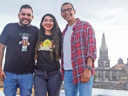 Omar Martín, de la corriente ADE; Zoé García, de Proyecto U; y Raúl Carvajal, de Movimiento Índigo, presentaron sus propuestas. EL INFORMADOR/ A. Zepeda