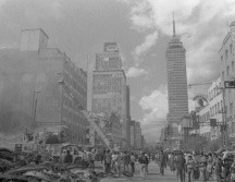 Panorama de la Ciudad de México tras el terremoto del 19 de septiembre. ESPECIAL/UNAM