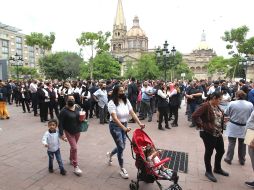 El movimiento telúrico que se percibió este año ocurrió minutos después de que se llevó a cabo el macrosimulacro 2022 en todo el territorio nacional. EL INFORMADOR / ARCHIVO