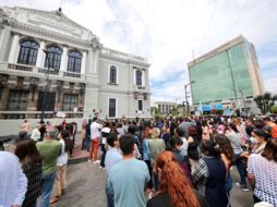 El temblor de 7.7 de este lunes ocasionó daños en Centros Universitarios, como el de Tlajomulco y Ciudad Guzmán. ESPECIAL