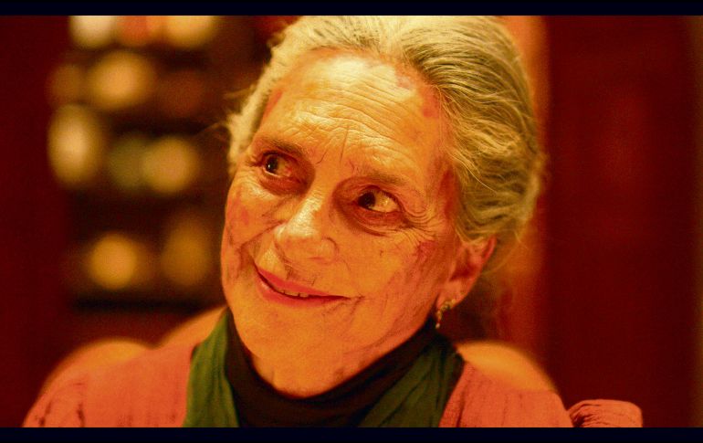 La actriz da vida a la abuela “Josefa”, en la cinta “Mal de ojo”. CORTESÍA