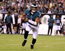 Hurts completó 5 pases en 5 intentos. AFP/T. Nwachukwu