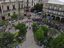 Lemus adelantó que, derivado del sismo de este lunes, se realizarán obras de supervisión en varios edificios. EL INFORMADOR / A. Navarro