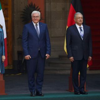 López Obrador recibe al presidente de Alemania, Frank-Walter Steinmeier