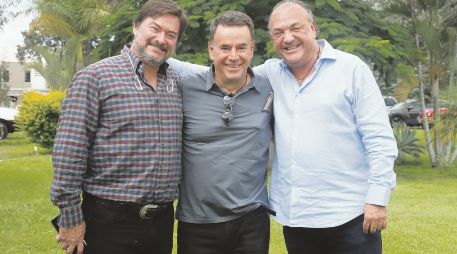 Marco Zannie, Héctor González Guerra y Jorge Celis. GENTE BIEN JALISCO/Claudio Jimeno