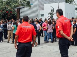 En Zapopan se desalojaron edificios como la Comisaría, el CISZ y el “Hospitalito” sin que tampoco se presentaran reportes de afectaciones. ESPECIAL/Protección Civil Zapopan