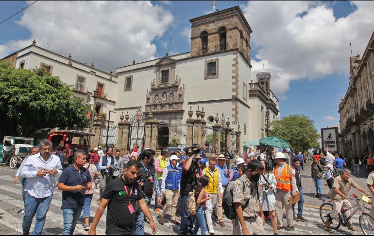 Las iglesias y edificios continuarán abiertos al descartarse riesgos. EL INFORMADOR/A. Camacho