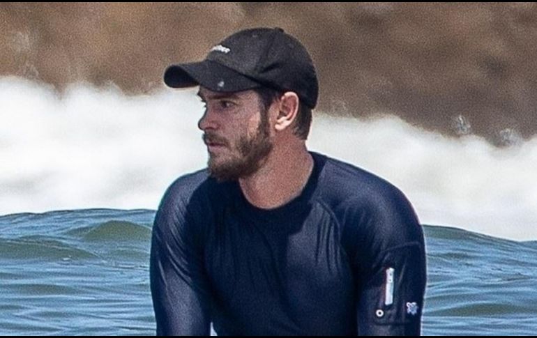 Andrew Russell Garfield fue captado en las playas de Puerto Vallarta, Jalisco. ESPECIAL
