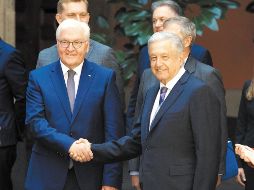 Frank-Walter Steinmeier y Andrés Manuel López Obrador tuvieron una reunión en Palacio Nacional. EL UNIVERSAL