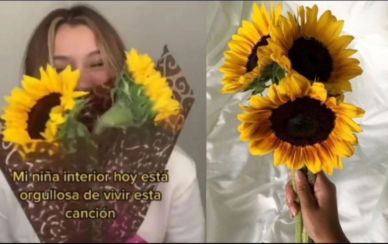 La tendencia comenzó luego de que varias usuarias de las redes sociales, especialmente de TikTok crearon algunos videos en los que mencionaban que si recibían flores amarillas de sus parejas estarían con ellas por mucho tiempo. ESPECIAL.