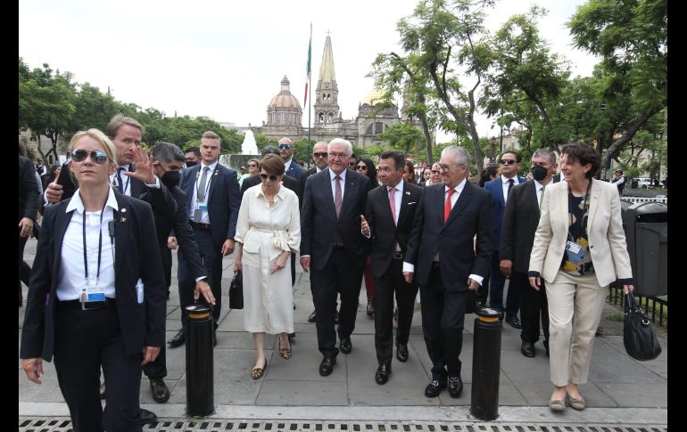 Las autoridades recorrieron distintos puntos emblemáticos del Centro Histórico, además de la Plaza de Armas. EL INFORMADOR/A. Camacho