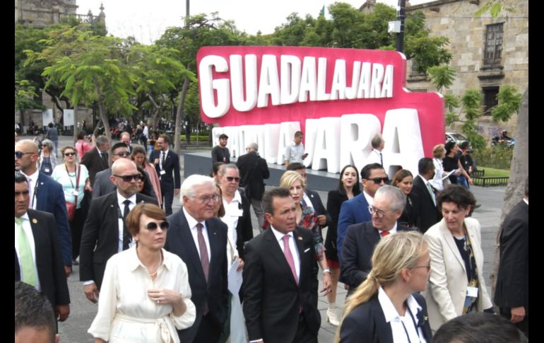 Las autoridades recorrieron distintos puntos emblemáticos del Centro Histórico, además de la Plaza de Armas. EL INFORMADOR/A. Camacho