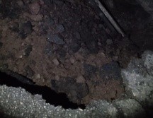 Protección Civil Jalisco confirmó el socavón producido por el temblor. TWITTER/@PCJalisco