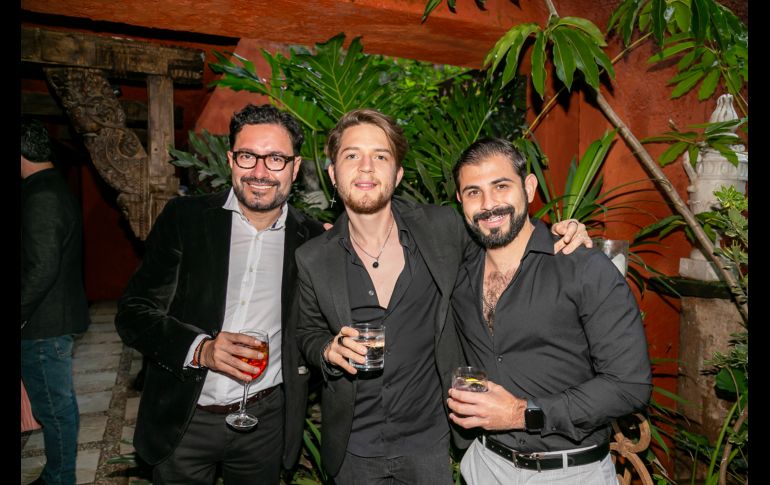 Luis Sánchez, Daniel González y Pepe Arana. GENTE BIEN JALISCO/Jorge Soltero