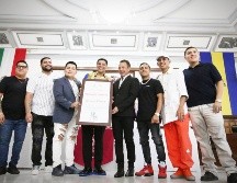 El ensamble regional llegó al Centro Histórico de Guadalajara sorprendiendo a los fans que, sin imaginarlo, tuvieron oportunidad de acercarse con los creadores de éxitos como “Ya supérame” y “Se fue la pantera”. CORTESÍA / Gobierno de Guadalajara